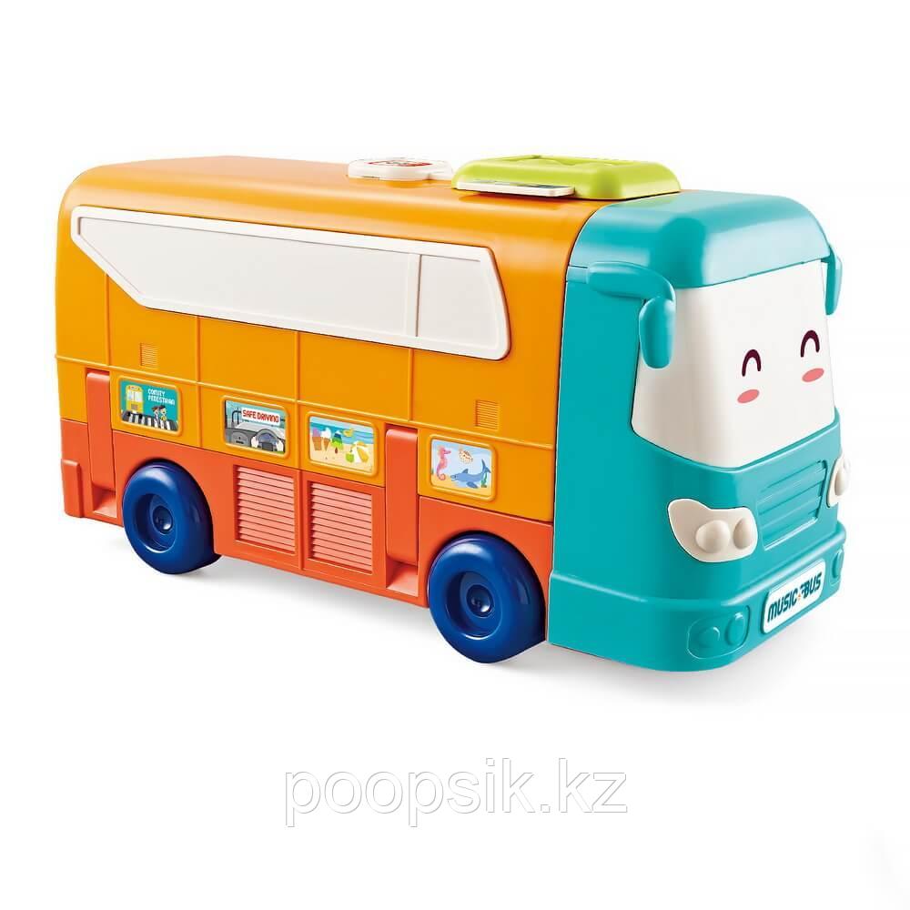 Игрушка Автомобилист-Школьный музыкальный автобус Оранжевый Pituso - фото 3 - id-p100397291