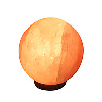 Лампа шар из розовой гималайской соли