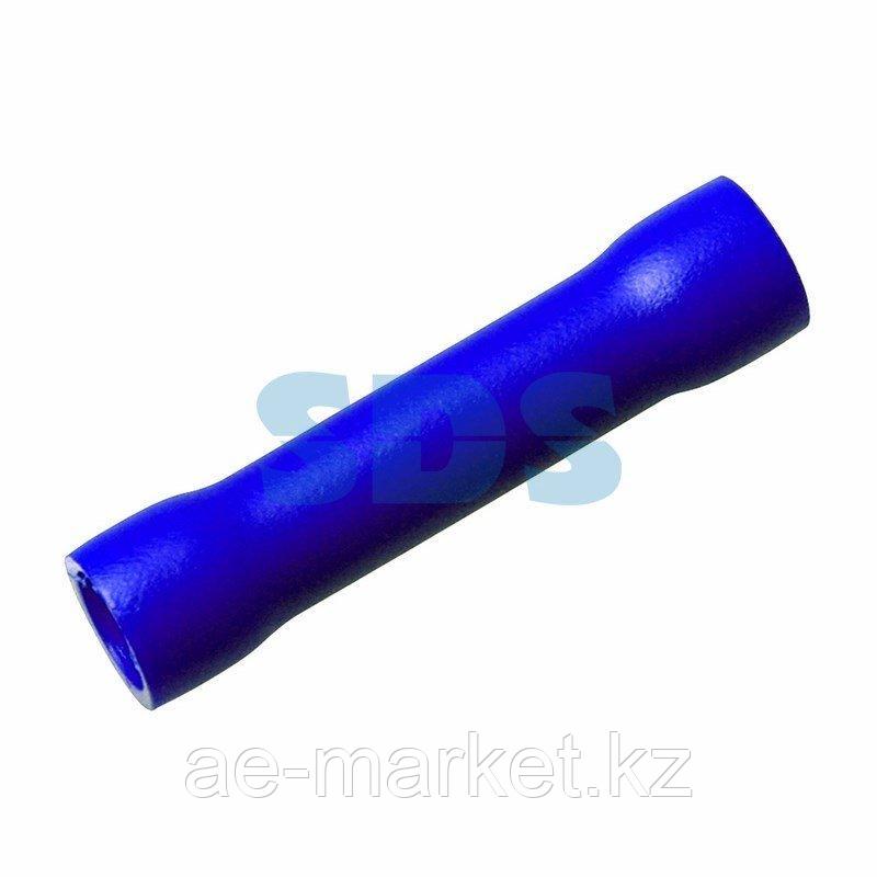Соединительная гильза изолированная L-26 мм 1.5-2.5 мм&sup2; (ГСИ 2.5/ГСИ 1,5-2,5) синяя REXANT