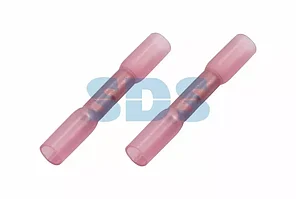 Соединительная гильза изолированная термоусаживаемая L-37 мм 0.5-1 мм&sup2; (ГСИ-т 1.0/ГСИ-т 0,5-1,0) красная