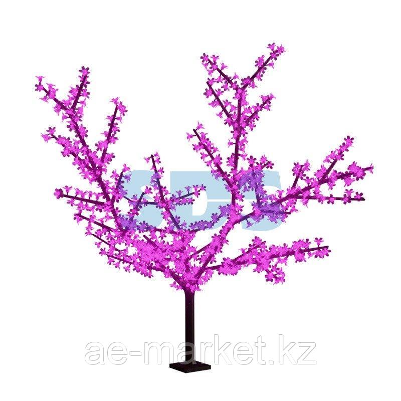 Светодиодное дерево "Сакура", высота 1,5м, диаметр кроны 1,8м, фиолетовые светодиоды, IP 65, понижающий - фото 2 - id-p92042227