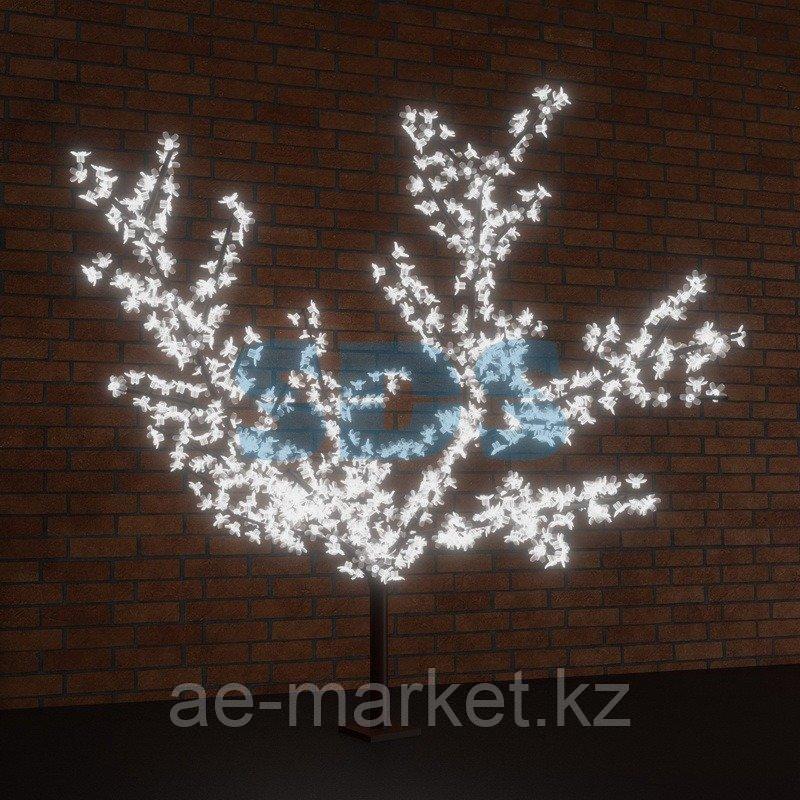 Светодиодное дерево "Сакура", выстота 2,4м, диметр кроны 2,0м, белые светодиоды, IP 65, понижающий - фото 1 - id-p92042232