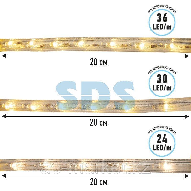Дюралайт LED, эффект мерцания (2W) - желтый, 36 LED/м, бухта 100м - фото 9 - id-p92041152