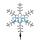 Фигура "Большая Снежинка" цвет ТЕПЛЫЙ БЕЛЫЙ,  размер 95*95 см NEON-NIGHT, фото 3