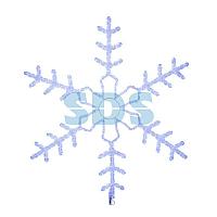 Фигура световая "Большая Снежинка" цвет синий,  размер 95*95 см NEON-NIGHT