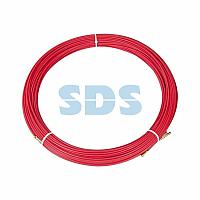 Протяжка кабельная REXANT (мини УЗК в бухте),  стеклопруток,  d=3,5 мм 50 м,  красная