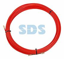 Протяжка кабельная REXANT (мини УЗК в бухте),  стеклопруток,  d=3,5 мм 30 м,  красная