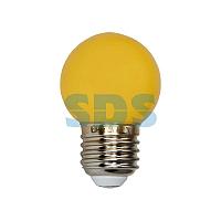 Лампа шар e27 5 LED &Oslash;45мм - желтая