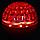 Лампа шар e27 9 LED &Oslash;50мм красная, фото 6