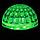 Лампа шар e27 9 LED &Oslash;50мм зеленая, фото 6