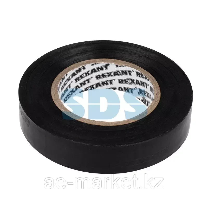 Изолента ПВХ REXANT 15 мм х 25 м, черная, упаковка 5 роликов - фото 4 - id-p98314626