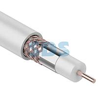 Кабель коаксиальный PROconnect RG-6U+Cu,  75 Ом, Cu/Al/Cu,  48%,  бухта 100 м,  белый