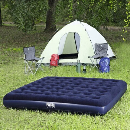 Матрас надувной для кемпинга Bestway PAVILLO Horizon Airbed с флоковым покрытием (67003, 152х203х22 см), фото 1
