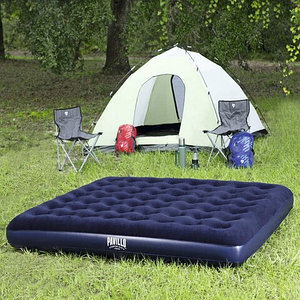 Матрас надувной для кемпинга Bestway PAVILLO Horizon Airbed с флоковым покрытием (67003, 152х203х22 см)