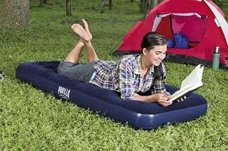 Матрас надувной для кемпинга Bestway PAVILLO Horizon Airbed с флоковым покрытием (67003, 152х203х22 см), фото 5
