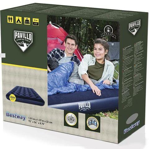 Матрас надувной для кемпинга Bestway PAVILLO Horizon Airbed с флоковым покрытием (67001, 99х188х22 см) - фото 9 - id-p100398374