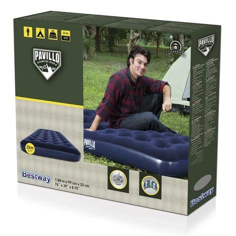 Матрас надувной для кемпинга Bestway PAVILLO Horizon Airbed с флоковым покрытием (67000, 76х185х22 см) - фото 7 - id-p100398384