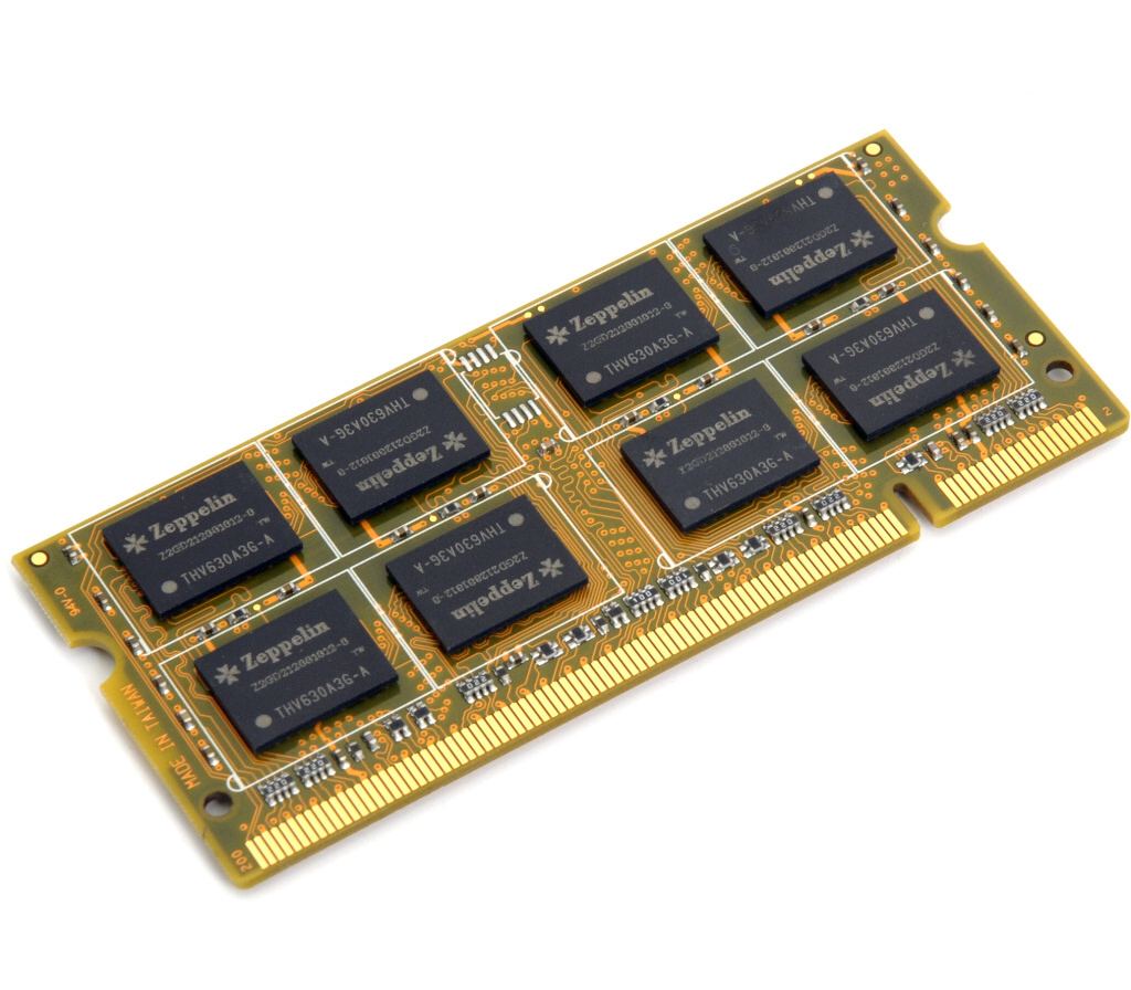 Оперативная память SODIMM DDR3 PC-12800 (1600 MHz) 4Gb Zeppelin (память для ноутбуков) - фото 1 - id-p86415465