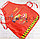 Детский фартук для творчества непромокаемый Тачки красный, фото 3