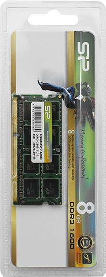 Модуль памяти для ноутбука, Silicon Power, SP008GBSTU160N02, DDR3, 8 GB ,SO-DIMM CL11 - фото 1 - id-p91403268