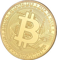 Bitcoin Монеты сувенирные gold