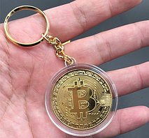 Bitcoin Брелок сувенирный gold