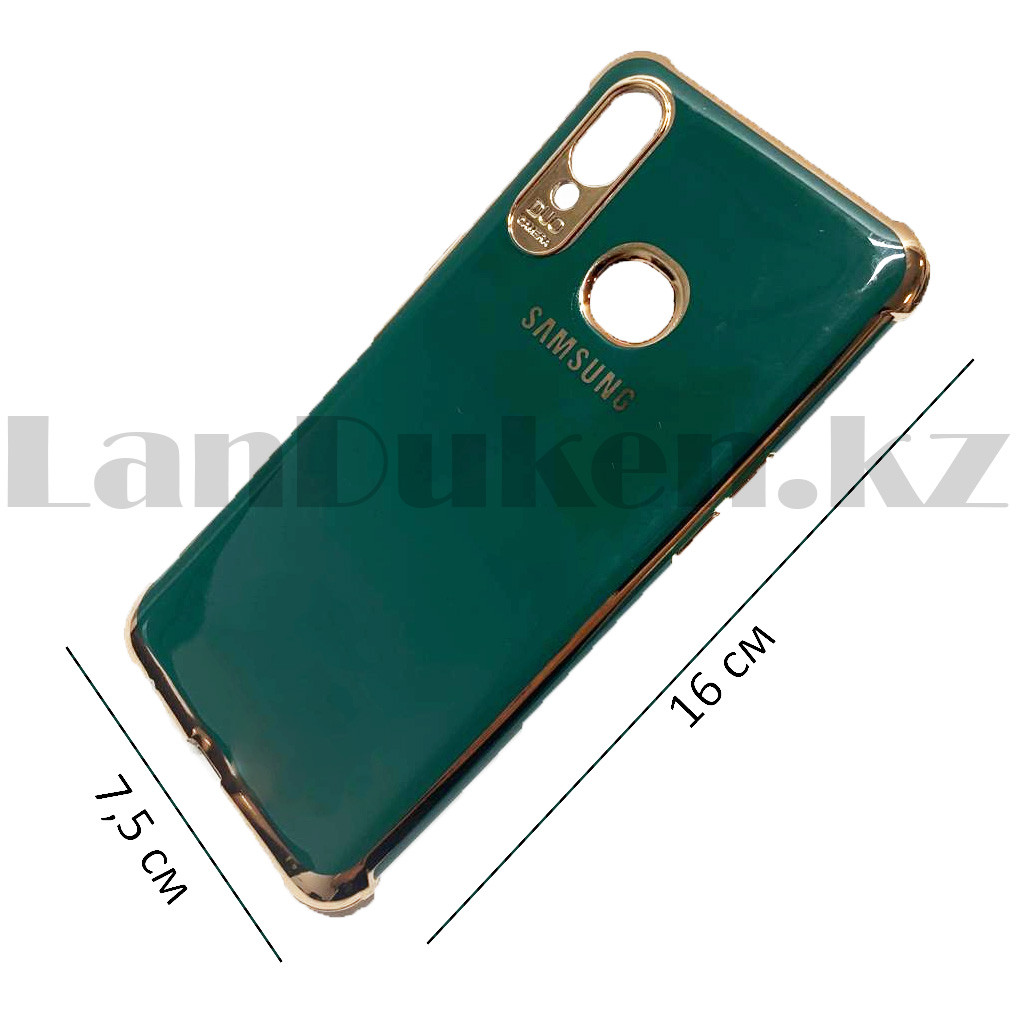 Чехол для смартфона Samsung A10S зеленый - фото 2 - id-p100400672
