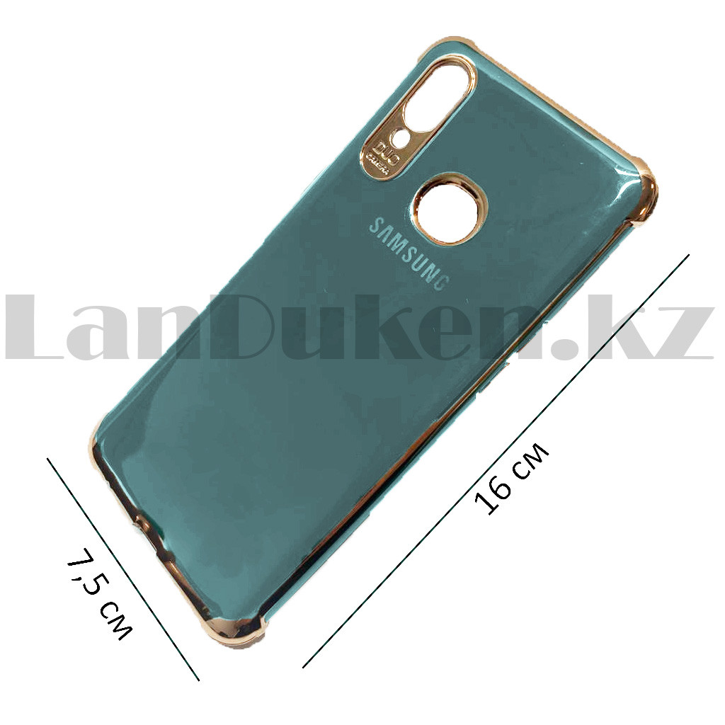 Чехол для смартфона Samsung A10S бирюзовый - фото 2 - id-p100401577