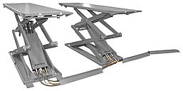 Подъемник ножничный короткий г/п 3000 кг. напольный KraftWell 380