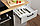 Гарнитур кухонный Сити 2,4 м белый, бетон светлый, фото 6