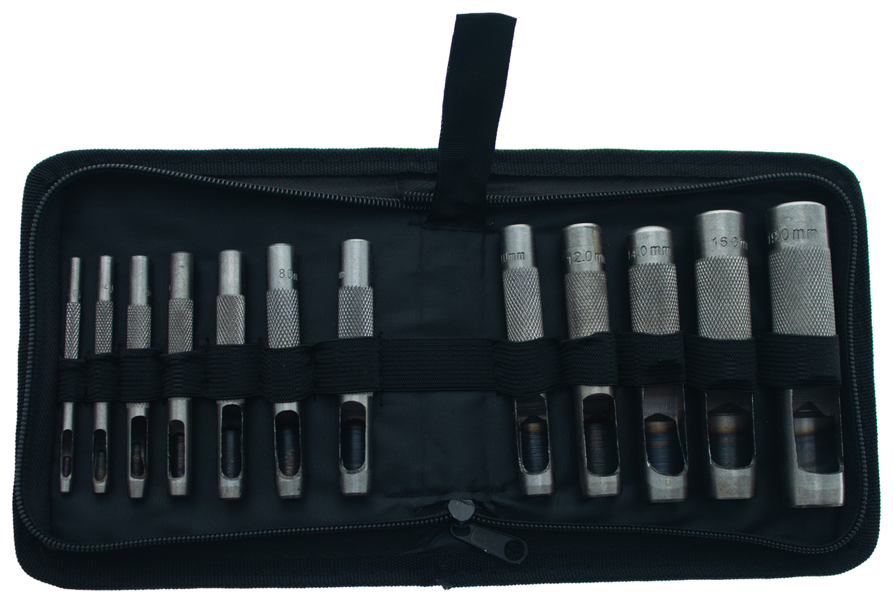 1017-05-12СНабор пробойников 12 шт, 3,0-19,0  мм, СОЮЗ