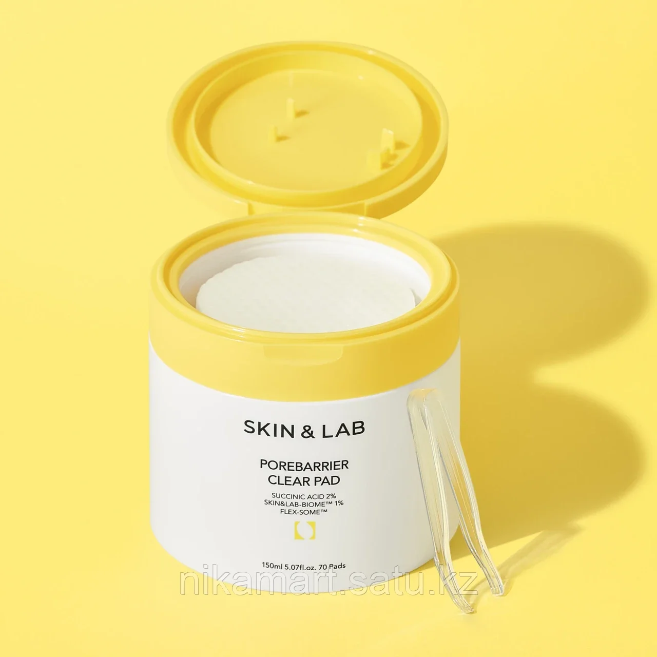 Пилинг-пэды Skin&Lab Porebarrier Clear Pad with 2% Succinic Acid Peeling and Exfoliating Pad | 70 Pads