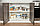 Кухонный гарнитур Форест, белый, фасада - ясень Анкор тёмный 240х217х60 см, фото 6