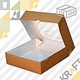 (ECO Tabox PRO 1555) Коробка с окном 200*200*55 DoEco (25/125), фото 2