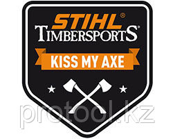 Наклейка KISS MY AXE малая, фото 1