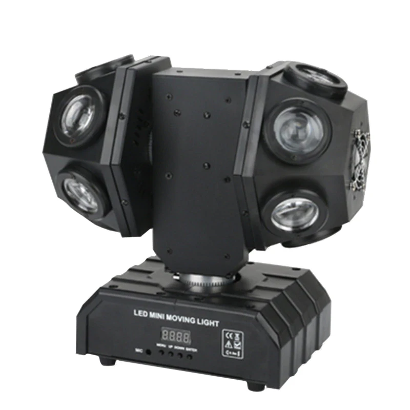 Светодиодный прожектор Диско-шар с лазером, 2 головы, фото 1