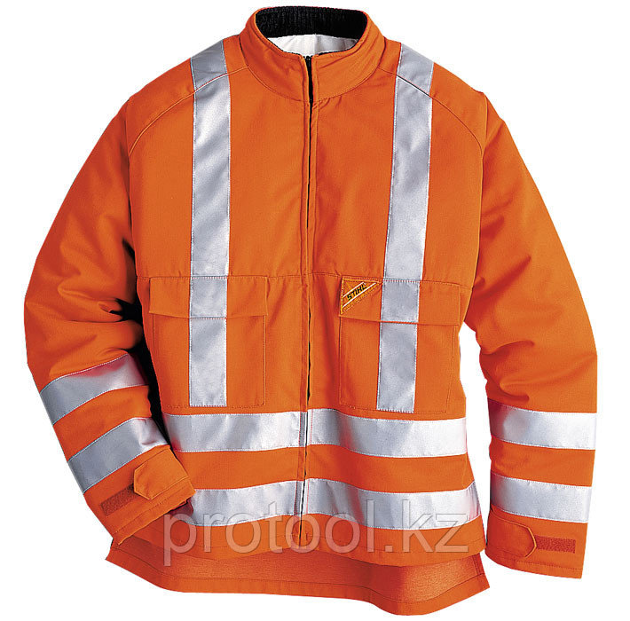 Куртка сигнального цвета с защитой от прорезания - фото 1 - id-p100407327