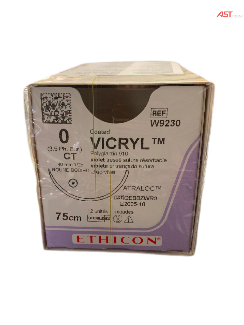 Викрил/VICRYL W9230, CT, 0. ШОВНЫЙ МАТЕРИАЛ