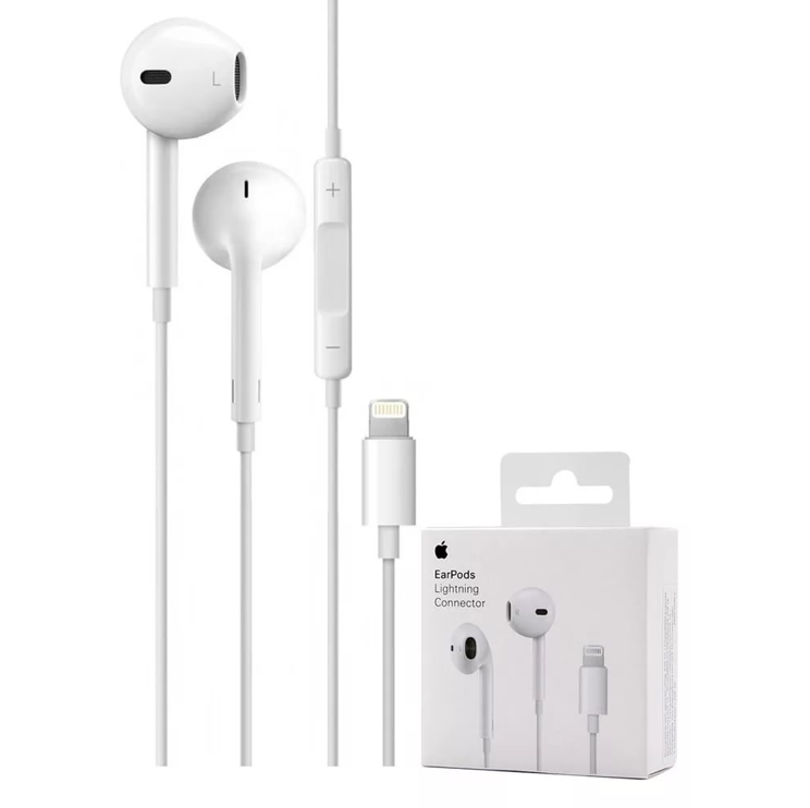 Наушники Apple EarPods (Lightning) MMTN2ZM/A - фото 1 - id-p100411024