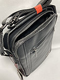 Мужская сумка-планшетка "Cantlor". Высота 26 см, ширина 21 см, глубина 6 см., фото 5
