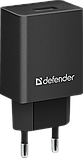 Defender EPA-10 Зарядное устройство сетевое 1хUSB, 5V/2.1А, черный, фото 2