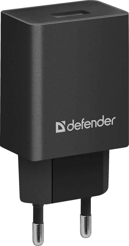 Defender EPA-10 Зарядное устройство сетевое 1хUSB, 5V/2.1А, черный - фото 2 - id-p100419471