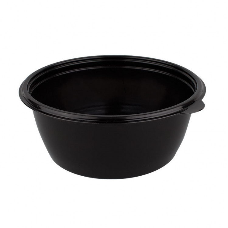 Контейнер пластиковый 375мл PP черный 14,4х4,7см