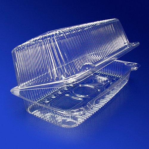 Контейнер пластиковый 1900мл PET прозрачный с нераздельной крышкой 21 ...