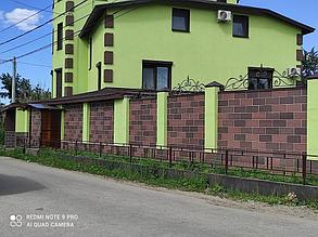 Декоративное покрытие Фасад АМК блок Однотонный