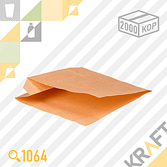 Бумажные уголки M крафт для бургеров и сэндвичей 140*145*30 (Eco Sandwich Bag M) DoEco (2000шт/уп)