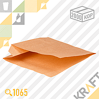 Бумажные уголки L крафт для бургеров и сэндвичей 170*170*60 (Eco Sandwich Bag L) DoEco (2000шт/уп)