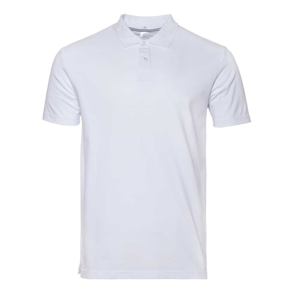 Рубашка поло унисекс STAN хлопок 185, 04U, Белый (10) (52/XL)