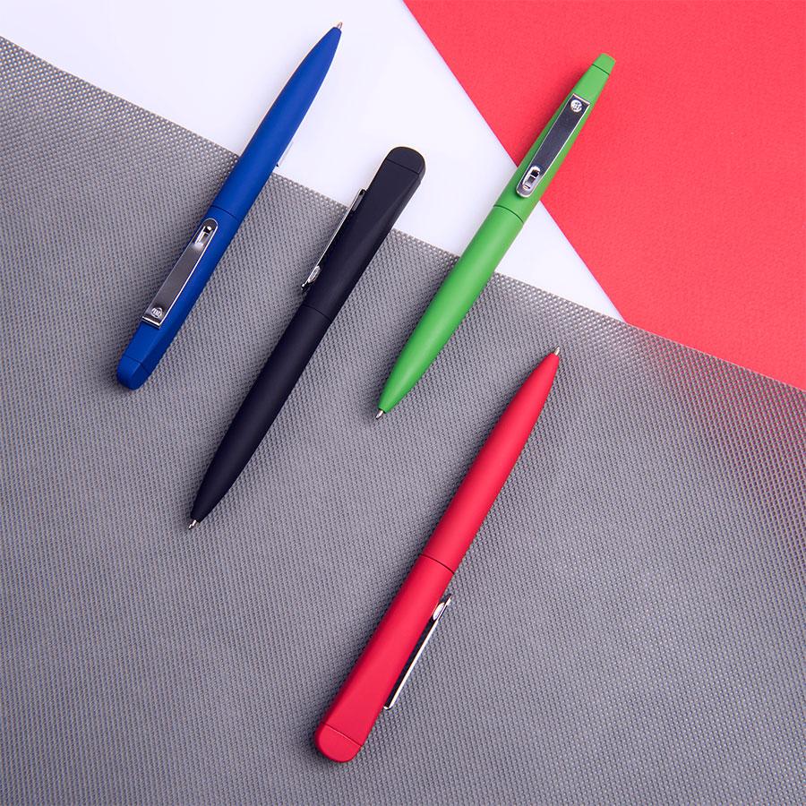 IQ, ручка с флешкой, 8 GB, металл, soft-touch, Красный, -, 1108 08 - фото 4 - id-p65780120