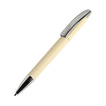 Ручка шариковая VIEW, пластик/металл, покрытие soft touch, Бежевый, -, 29443 28